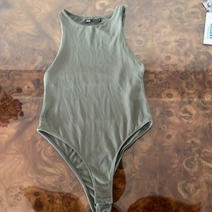 Zara olive green bodysuit size small